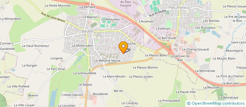 localisation de l'entreprise ESPRIT CARRELAGE  BEDEE