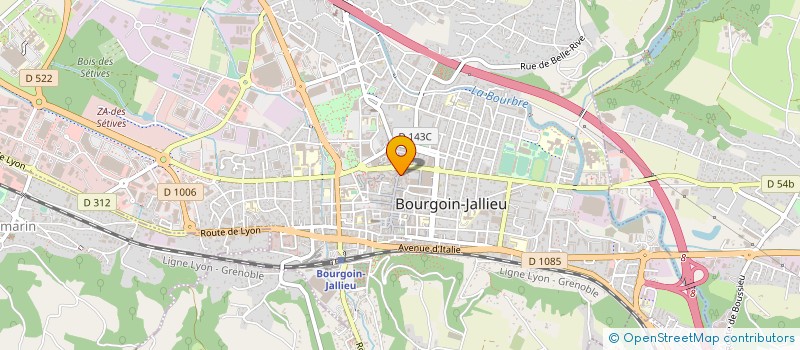 localisation de l'entreprise ESPRIT CHOCOLAT à BOURGOIN-JALLIEU