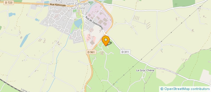 localisation de l'entreprise ESPRIT CLIMAT  SAINT-GEORGES-SUR-LOIRE