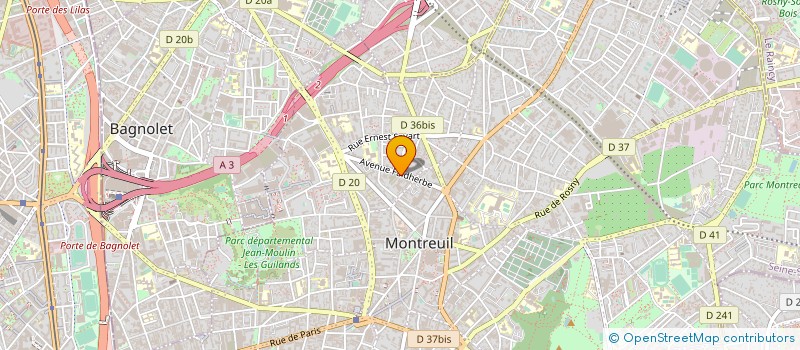 localisation de l'entreprise ESPRIT COACHING à MONTREUIL