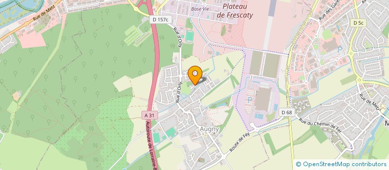 localisation de l'entreprise ESPRIT COCOONING à AUGNY