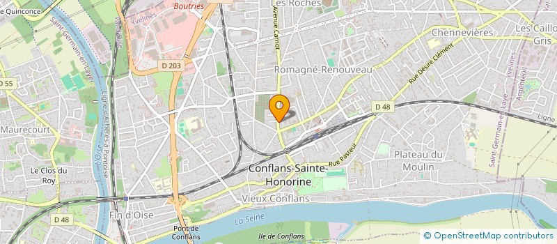 localisation de l'entreprise ESPRIT CONFORT à CONFLANS-SAINTE-HONORINE