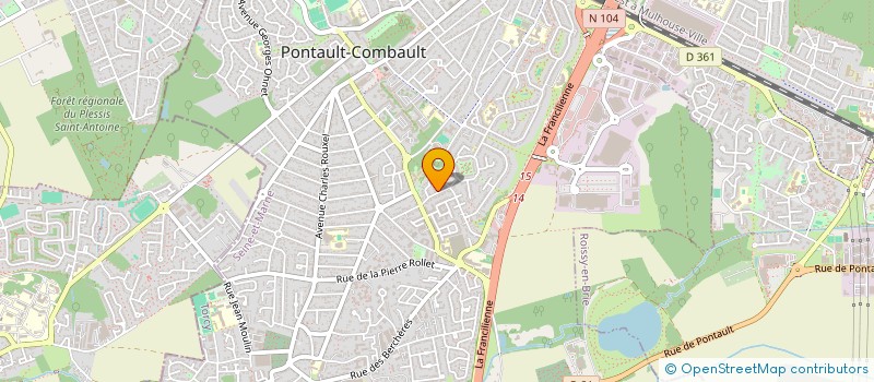 localisation de l'entreprise ESPRIT CORPS ET SANTE à PONTAULT-COMBAULT