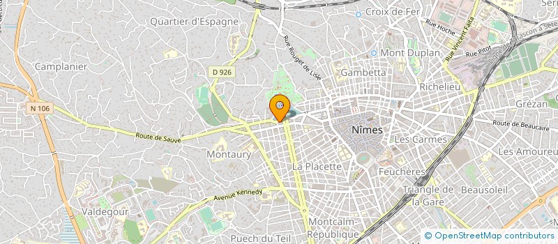 localisation de l'entreprise ESPRIT COTON  NIMES