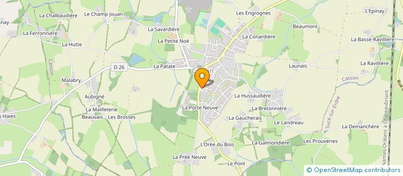 localisation de l'entreprise ESPRIT COTTAGE  CASSON