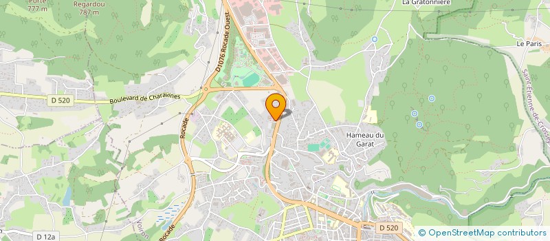 localisation de l'entreprise ESPRIT CREATION VOIRON à VOIRON
