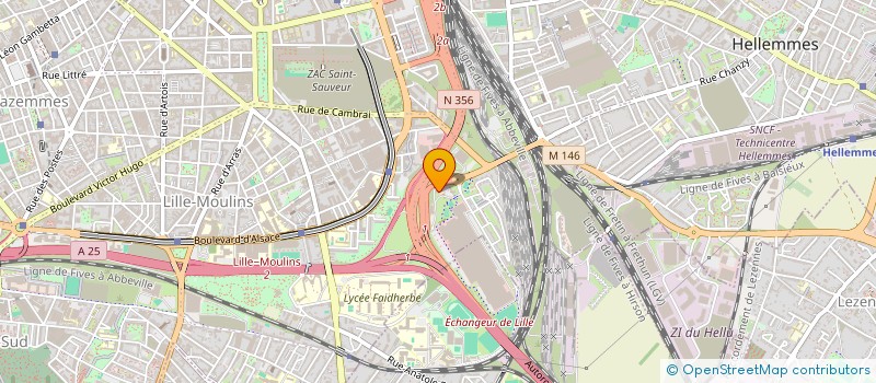 localisation de l'entreprise ESPRIT CRYO à LILLE