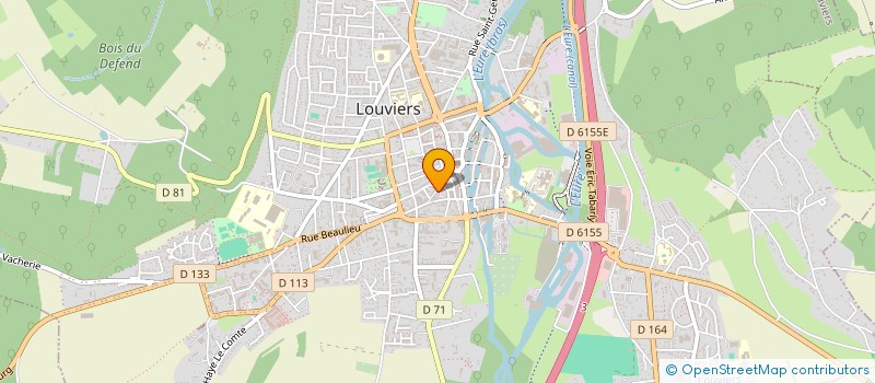 localisation de l'entreprise ESPRIT D'AMBIANCE à LOUVIERS