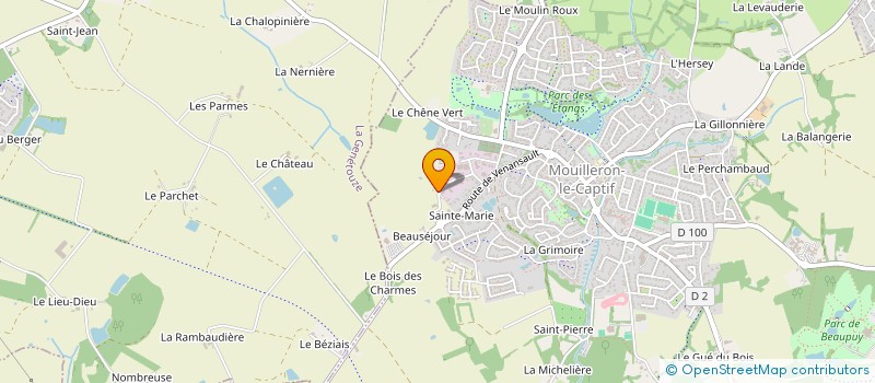 localisation de l'entreprise ESPRIT D'CO à MOUILLERON-LE-CAPTIF