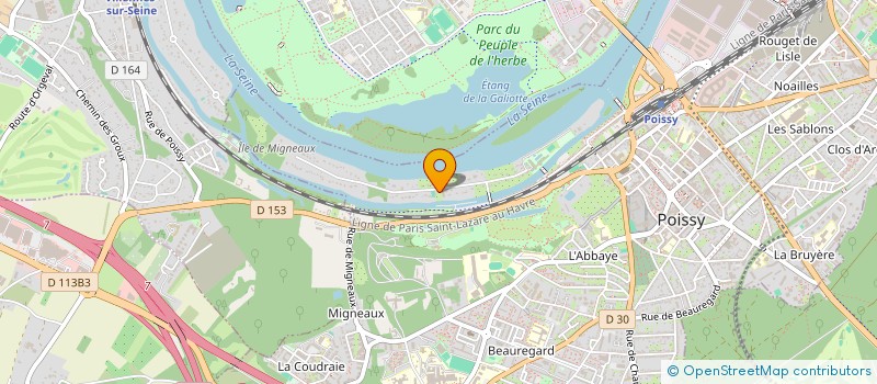 localisation de l'entreprise ESPRIT D EQUIPE  POISSY