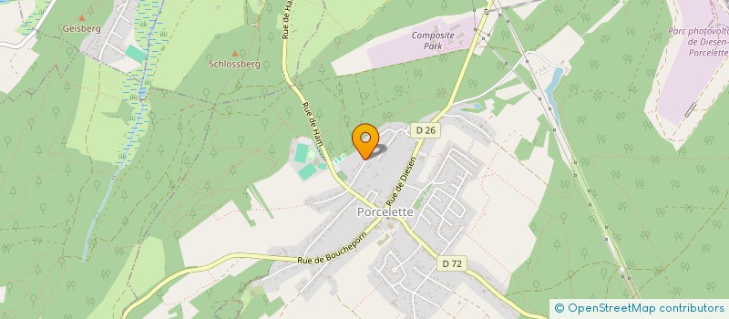 localisation de l'entreprise ESPRIT DE CAMERONE  PORCELETTE