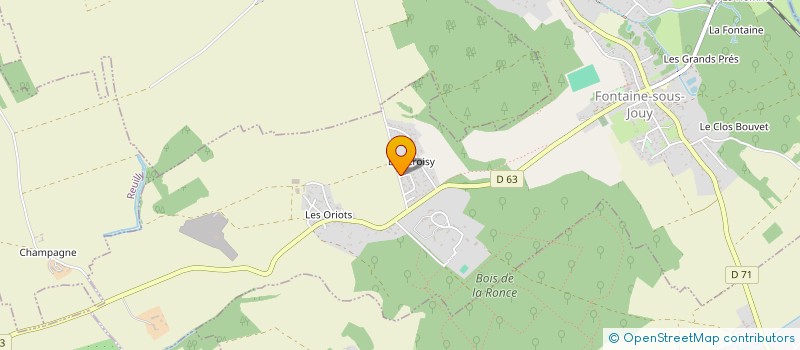 localisation de l'entreprise ESPRIT DE CONCEPTION  FONTAINE-SOUS-JOUY