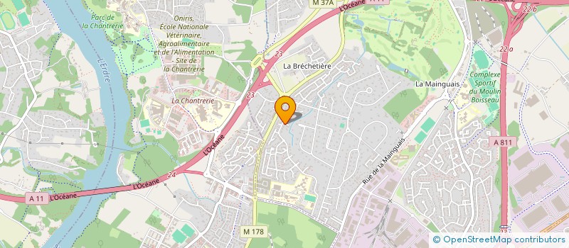 localisation de l'entreprise ESPRIT DE CORPS à CARQUEFOU