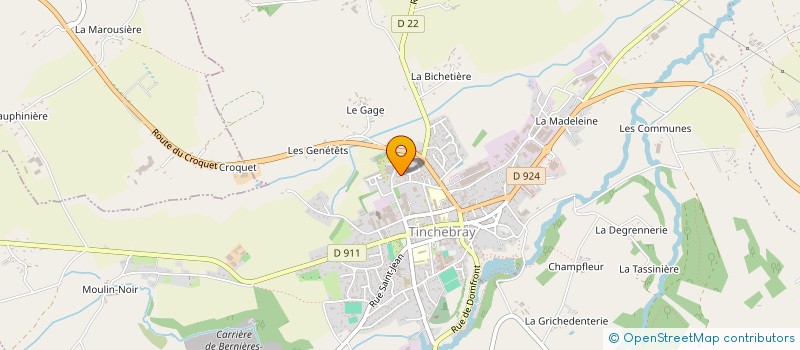 localisation de l'entreprise ESPRIT DE FAMILLE à TINCHEBRAY-BOCAGE