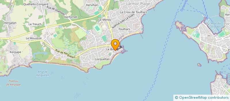 localisation de l'entreprise ESPRIT DE FAMILLE 56 à LARMOR-PLAGE