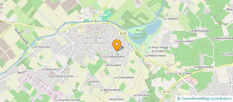 localisation de l'entreprise ESPRIT DE FAMILLE  SAINT-JULIEN-DE-CONCELLES