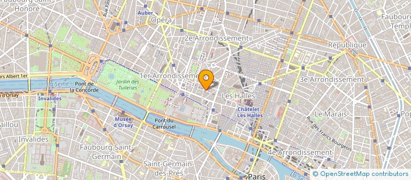 localisation de l'entreprise ESPRIT DE FORMES  PARIS