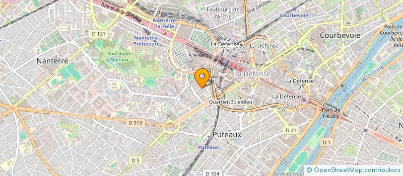 localisation de l'entreprise ESPRIT DE GAZELLE  PUTEAUX