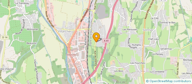 localisation de l'entreprise ESPRIT DE L'EST à VOGLANS
