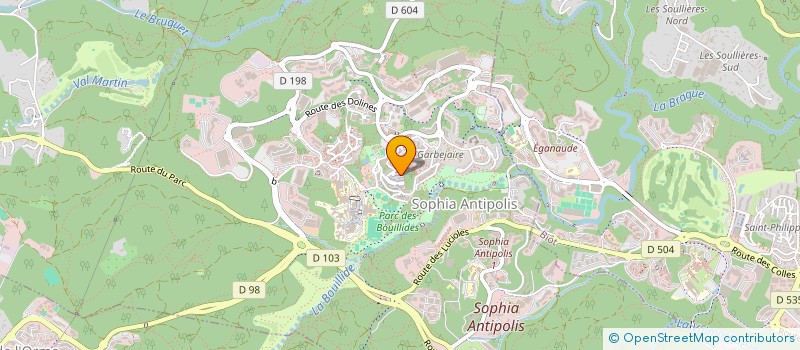 localisation de l'entreprise ESPRIT DE LA TERRE à VALBONNE