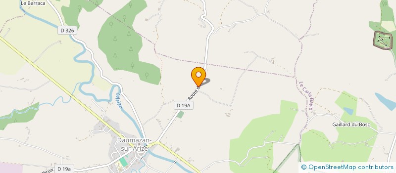localisation de l'entreprise ESPRIT DE MEUTE à DAUMAZAN-SUR-ARIZE