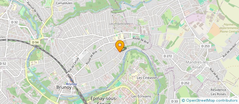 localisation de l'entreprise ESPRIT DE VILLE  BRUNOY