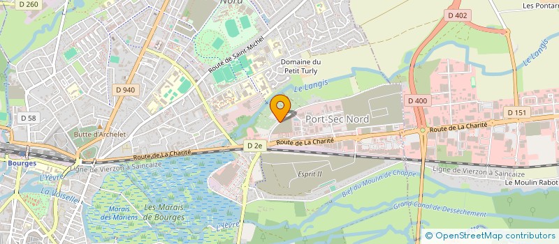 localisation de l'entreprise ESPRIT DECO  BOURGES