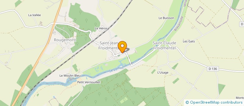 localisation de l'entreprise ESPRIT DECOR &AMENAGEMENT  SAINT-JEAN-FROIDMENTEL