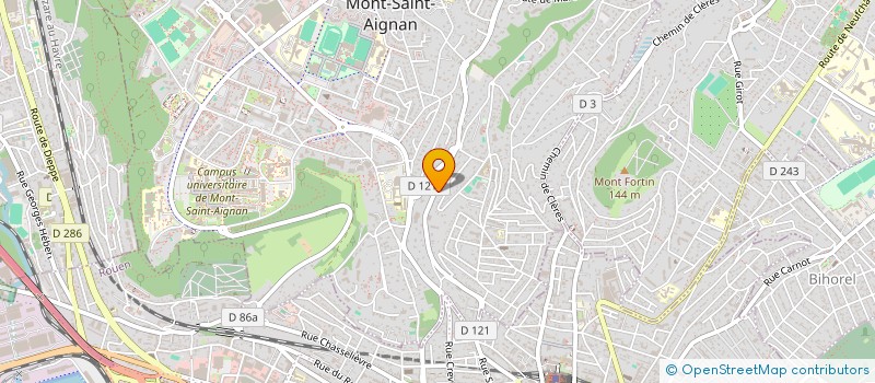 localisation de l'entreprise ESPRIT DES LIEUX  MONT-SAINT-AIGNAN