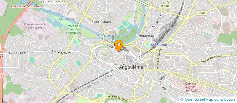 localisation de l'entreprise ESPRIT DES VINS à ANGOULEME
