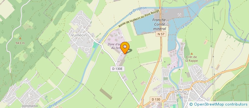 localisation de l'entreprise ESPRIT DESIGN  VUILLECIN