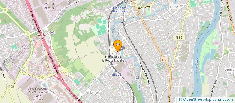 localisation de l'entreprise ESPRIT DOUANE TRANSPORTS  CORBEIL-ESSONNES