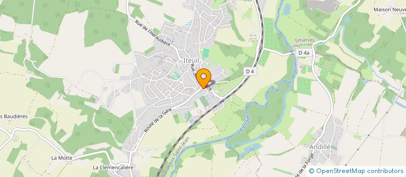 localisation de l'entreprise ESPRIT DU RELIEF  ITEUIL