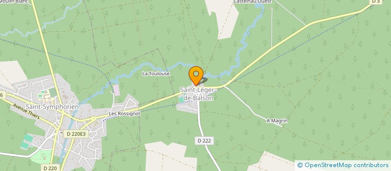 localisation de l'entreprise ESPRIT DU SUD 33  CAZALIS