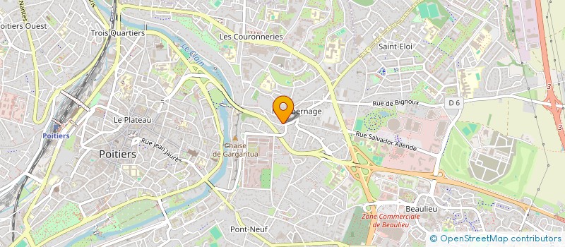 localisation de l'entreprise ESPRIT ECLAIRE  POITIERS