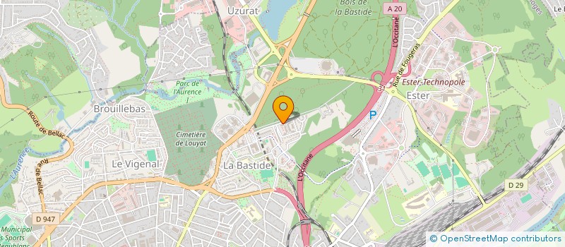localisation de l'entreprise ESPRIT ET OMBRES D'AFRIQUE à LIMOGES