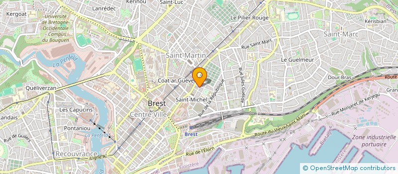 localisation de l'entreprise ESPRIT FESTIVALIER à BREST