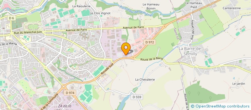 localisation de l'entreprise ESPRIT FIT  SAINT-LO