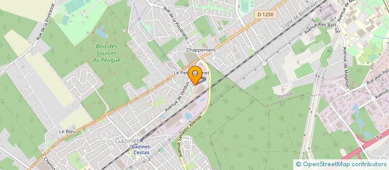 localisation de l'entreprise ESPRIT FITNESS à CESTAS