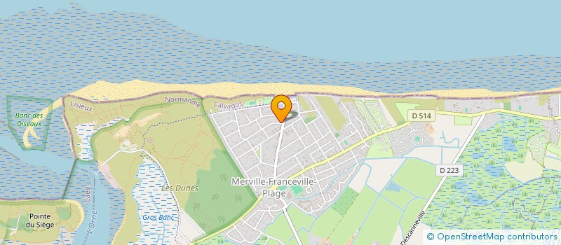 localisation de l'entreprise ESPRIT FLORAL  MERVILLE-FRANCEVILLE-PLAGE