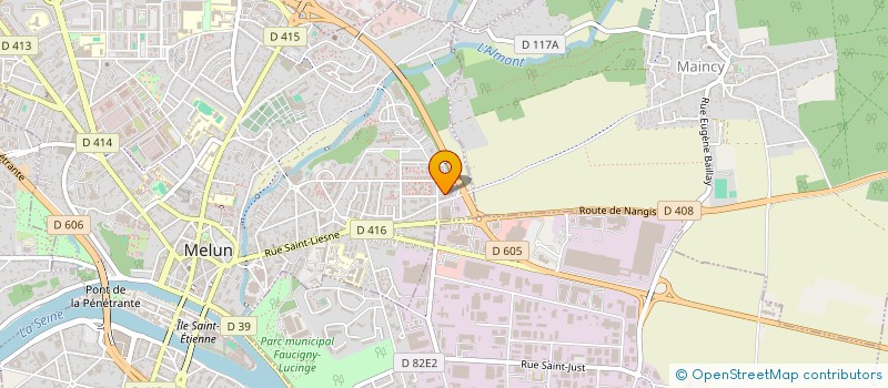localisation de l'entreprise ESPRIT FRAIS à MELUN