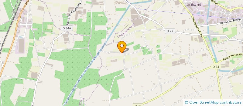 localisation de l'entreprise ESPRIT GARCONS  CHATEAURENARD