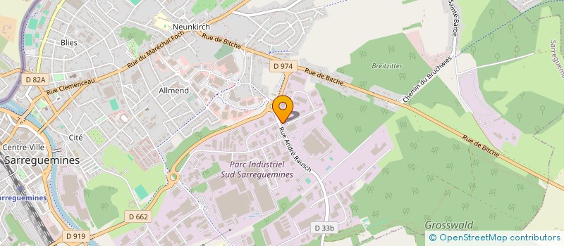 localisation de l'entreprise ESPRIT IMMOBILIER  SARREGUEMINES