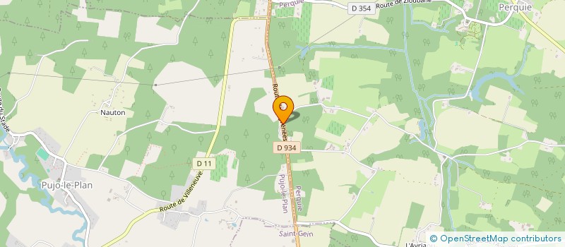 localisation de l'entreprise ESPRIT JARDIN  PUJO-LE-PLAN