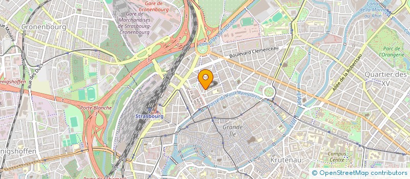 localisation de l'entreprise ESPRIT JEUNE  STRASBOURG