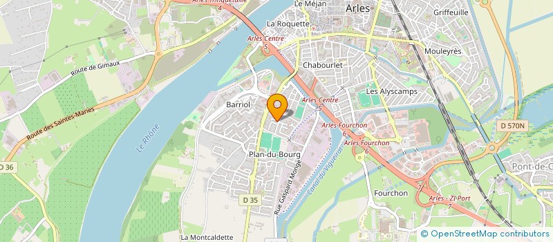 localisation de l'entreprise ESPRIT JUNIOR à ARLES
