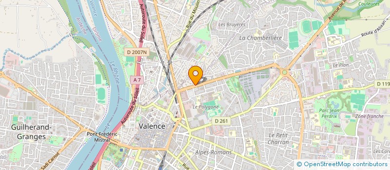 localisation de l'entreprise ESPRIT LAVERIE à VALENCE