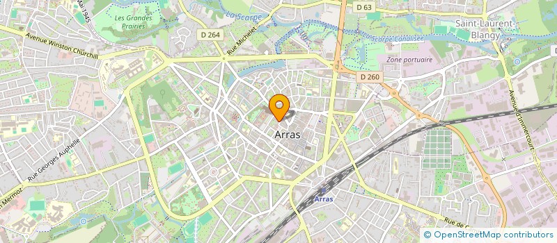 localisation de l'entreprise ESPRIT LIBRE à ARRAS