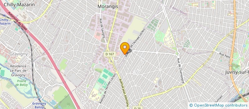 localisation de l'entreprise ESPRIT-LIBRE à MORANGIS