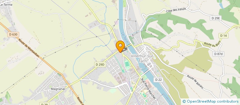 localisation de l'entreprise ESPRIT'LIBRE  VILLEMUR-SUR-TARN